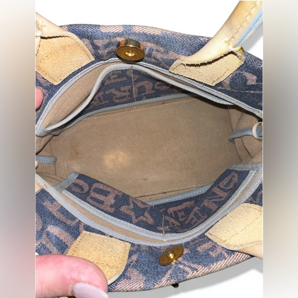 Dooney & Bourke Vintage Denim Y2K Shoulder Bag - Picture 7 of 9
